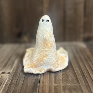 Handmade Clay Ghost - Whisp the Watchful | Adopt a Ghost Figurine