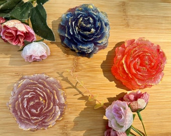 Large Peony Flower Crystal Candy! Ready to Ship!
