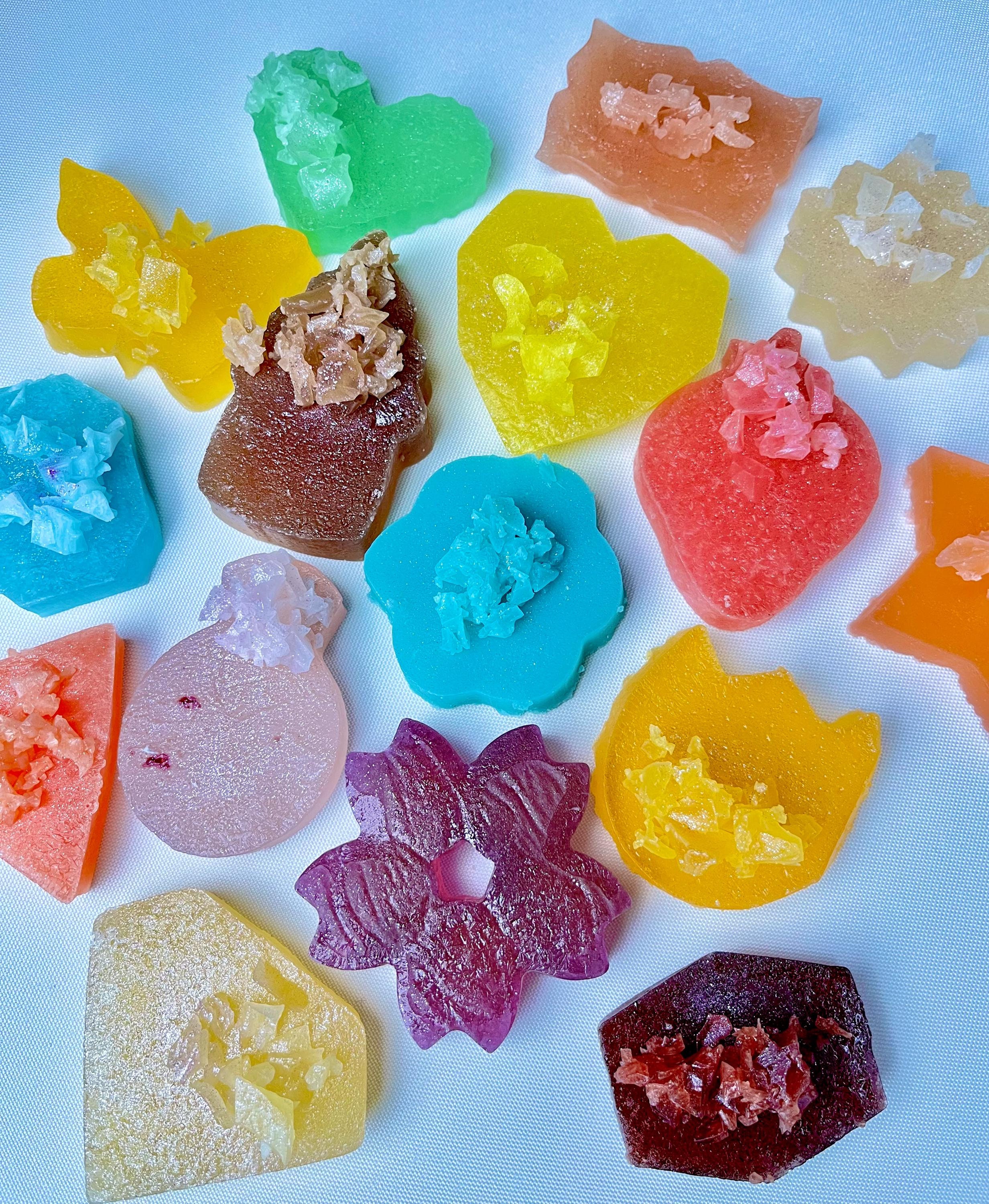 Custom Crystal Candy Box: Vegan Kohakutou Japanese Jelly