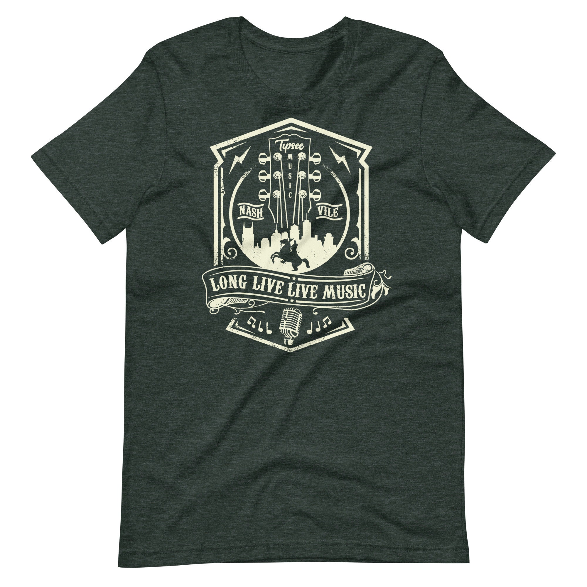 Discover TipSee Music Nashville T-shirt