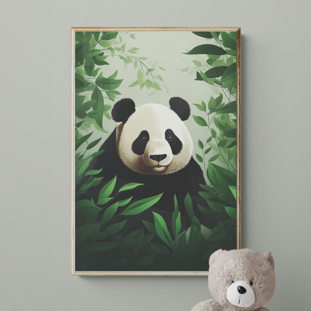 Beautifull PANDA Home DECO Wall Art Poster Grand format A0 Large Print