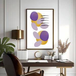 Abstract Wall Art, Modern Art, Printable Wall Art, Living Room Art, Mid Century Art, Wall Art Print, Home Decor, Art Print Download