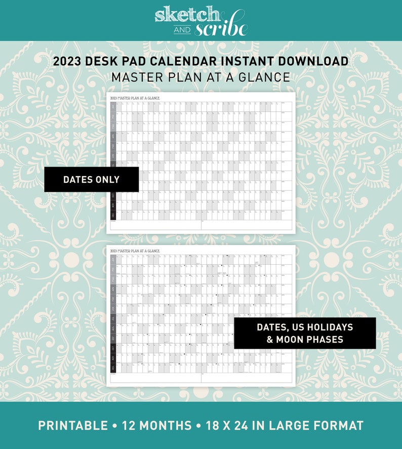 printable-large-format-2023-desk-pad-calendar-pdf-1-year-etsy-australia