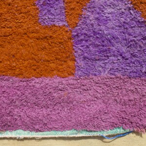 Handmade Wool Berber Rug: Colorful Moroccan Area Rug bild 8