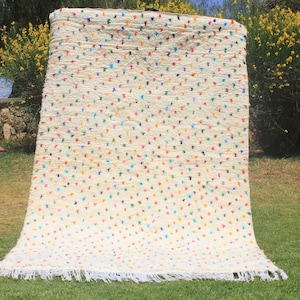Colorful Moroccan Rug, Custom Fabulous Boujad Rug, Abstract Multicolored Carpet, Handmade Moroccan Rug, Bohemian rug