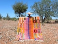 Handmade Boujad Wool Rug: Colorful Moroccan Berber Carpet
