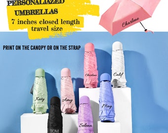 Personalized Mini Umbrellas