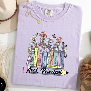 Comfort Colors Assistant Principal Shirt,Asst Principal Shirt, Elementary School Principal Gift,Admin Team Squad Shirt,Gift For Office Staff