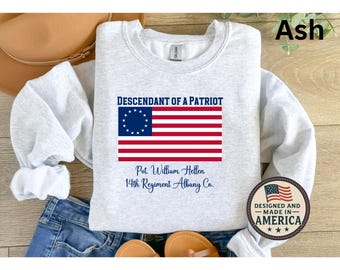 Custom UNISEX Daughters of the American Revolution T-Shirt Sons of the American Revolution Shirt Mother's Day Gift Father's Day Gift for Mom