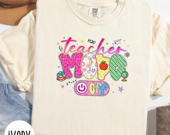 Comfort Color Last Day of School Shirt, Teacher Mode Off Shirt, Teacher Off Duty Shirt, Class Dismissed, Teacher Summer, Funny Teachers Gift