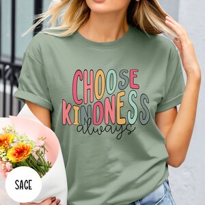 Choose Kindness Teacher Shirt, Be Kind Teacher Shirt, Back to School Gift, Elementary School Teacher Shirt, Teacher Gift, Pre K Teacher Tee