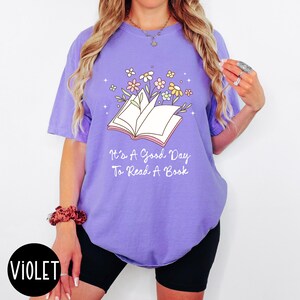 Reading Teacher Shirt, It&#39;s a Good Day to Read a Book Tshirt, Book Lover Tee, Back To School Librarian Shirt,  Teacher Appreciation Gift