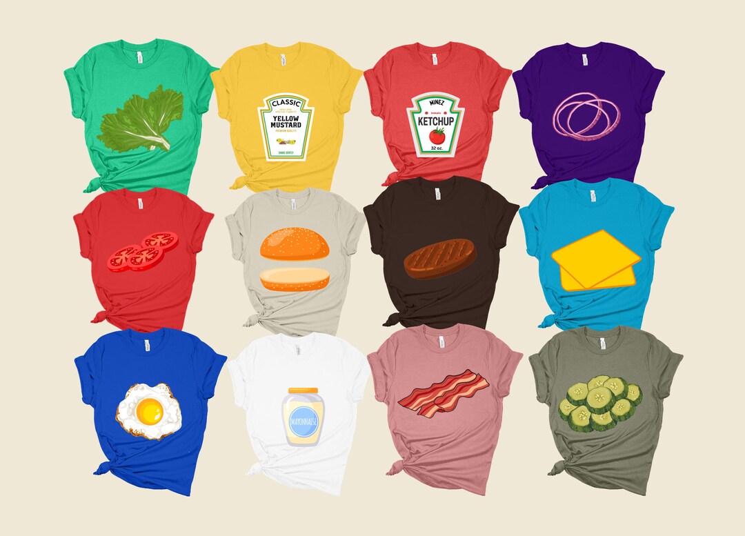 Funny Group Halloween Costume Hamburger Costume Halloween Group Costume