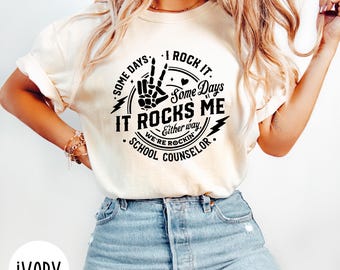 Comfort Colors School Counselor Shirt, High School Counselor T-Shirt, Counselor Gift, Guidance Counselor Shirt,Therapist Shirt,Teacher Shirt