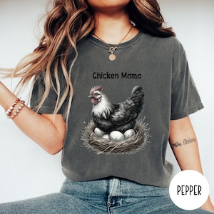 Chicken Mama Shirt, Chicken Lady T-Shirt, Chicken Lover Shirt, Mama Hen Tee, Funny Mama Shirt, Funny Chicken Shirt, Chicken Lover Gift