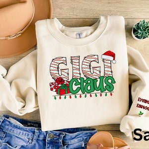 Nurse Claus Sweatshirt Christmas Shirts Xmas Sweatshirt Christmas Sweater Christmas Sweatshirt Holiday Apparel Merry Sweatshirt