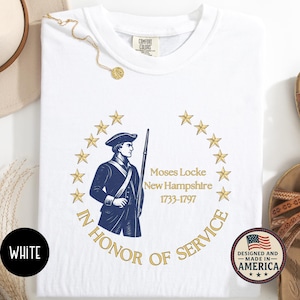 Custom Descendant of a Patriot TShirt, Daughters of the American Revolution or Sons of the American Revolution Shirt, DAR Shirt, SAR Shirt