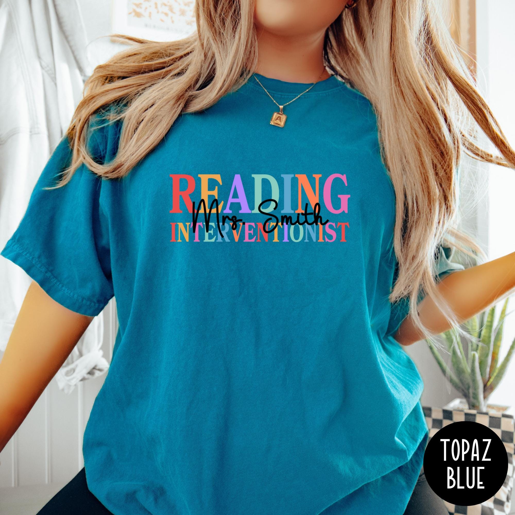 Reading Interventionist Shirt, Reading Teacher Gift, Science of Reading, Intervention Teacher, Phonics Reading T-Shirt Tee, Literacy Coach