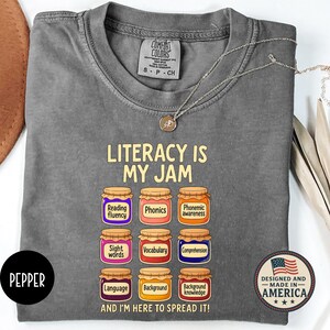 Comfort Colors Reading Teacher Shirt,Reading Interventionist Shirt, English Teacher Shirt,Reading Coach Tee, New Teacher Gift, Librarian