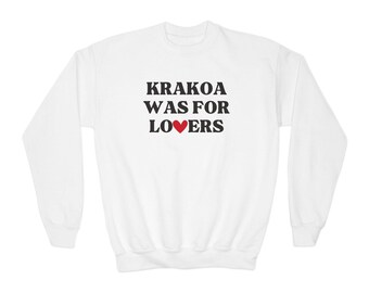 Youth Crewneck Sweatshirt - &quot;Krakoa Was For Lovers&quot; - Cozy Gift for Teens, Valentine&#39;s Day, Casual Fashion, Graphic Pullover