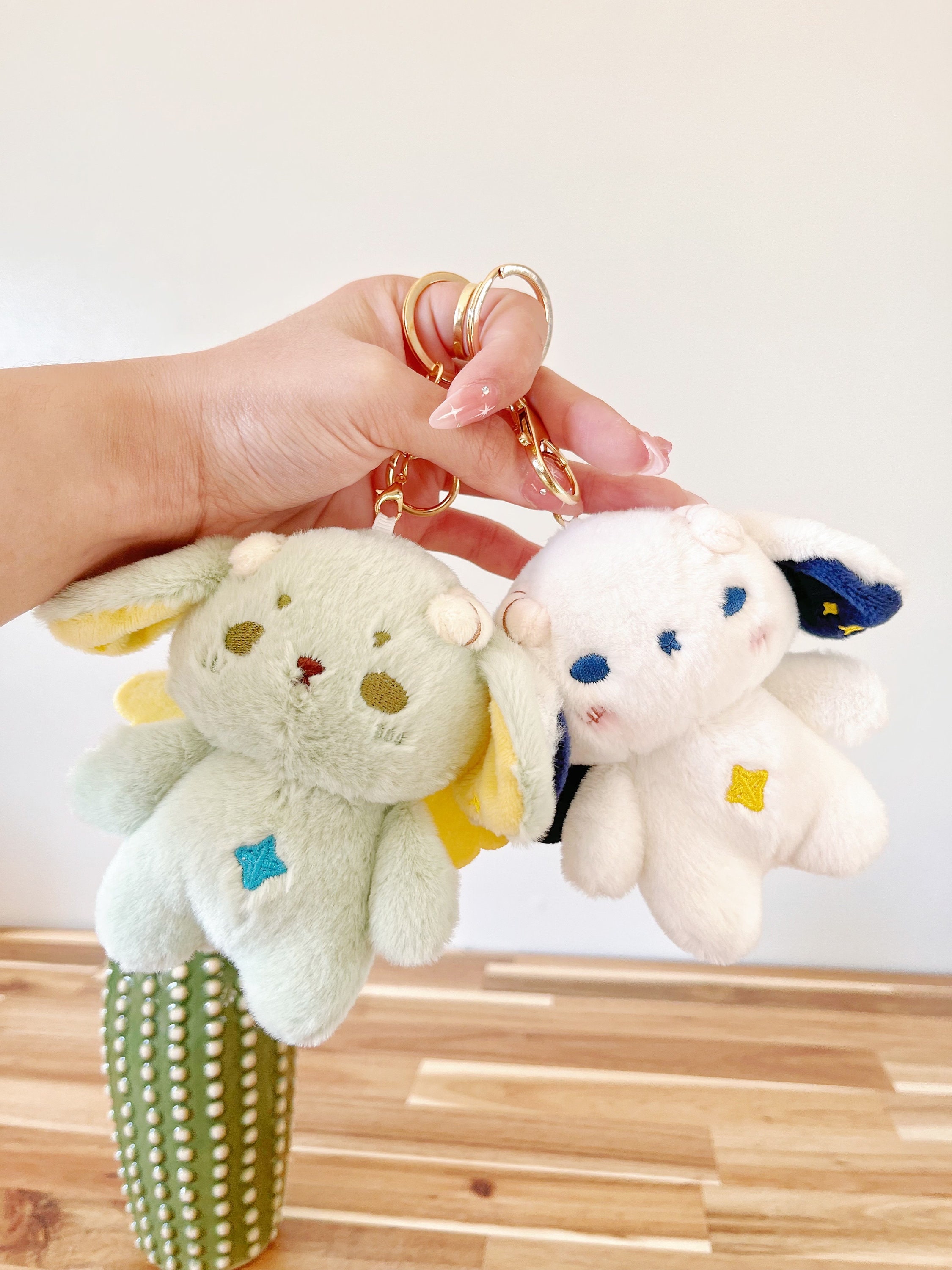 Kawaii Cute Keyring Rabbit Doll Keychain, BestofKawaii