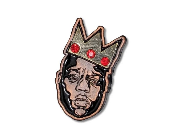 Biggie enamel pin