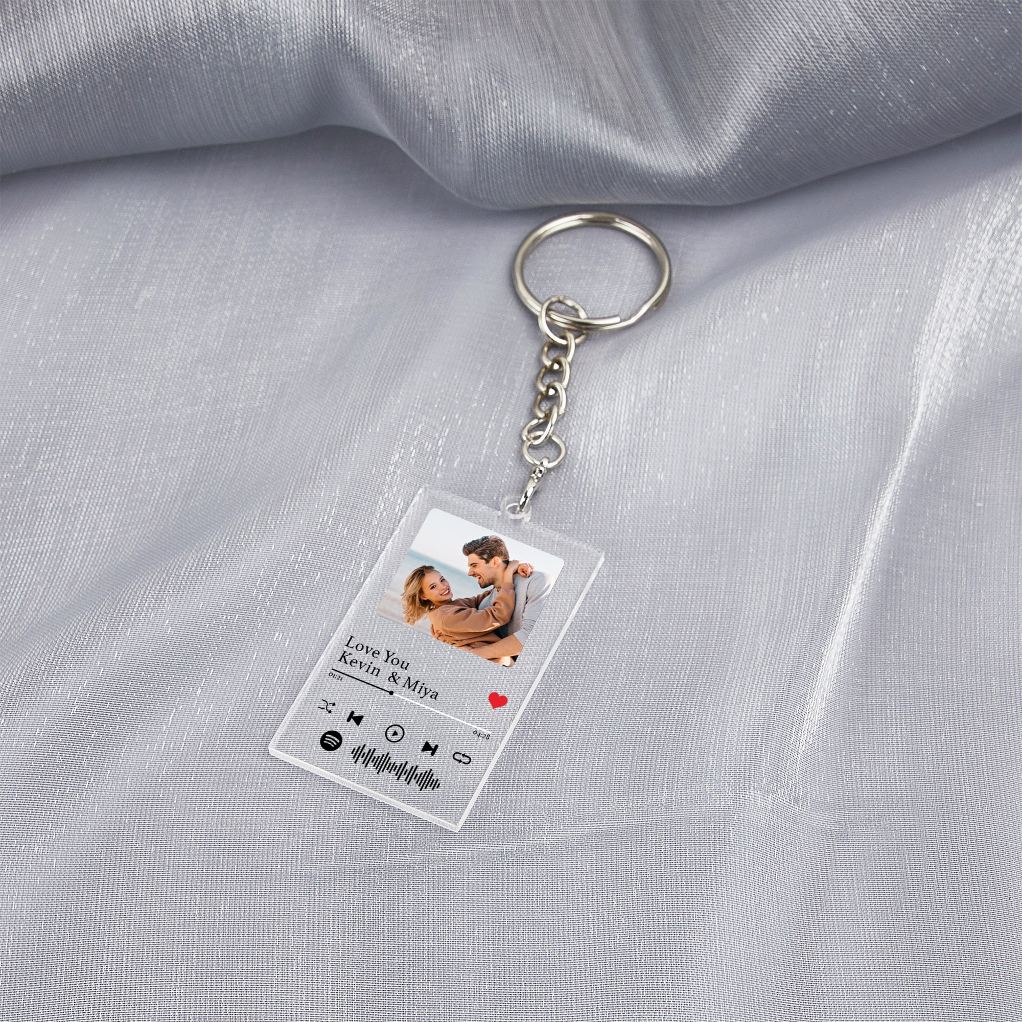 Personalize Song Keychain Girlfriend Keychain Unique Gift Etsy