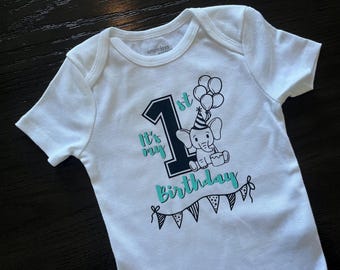 Macacão personalizado para bebê de 1º aniversário - personalizado ao seu gosto!