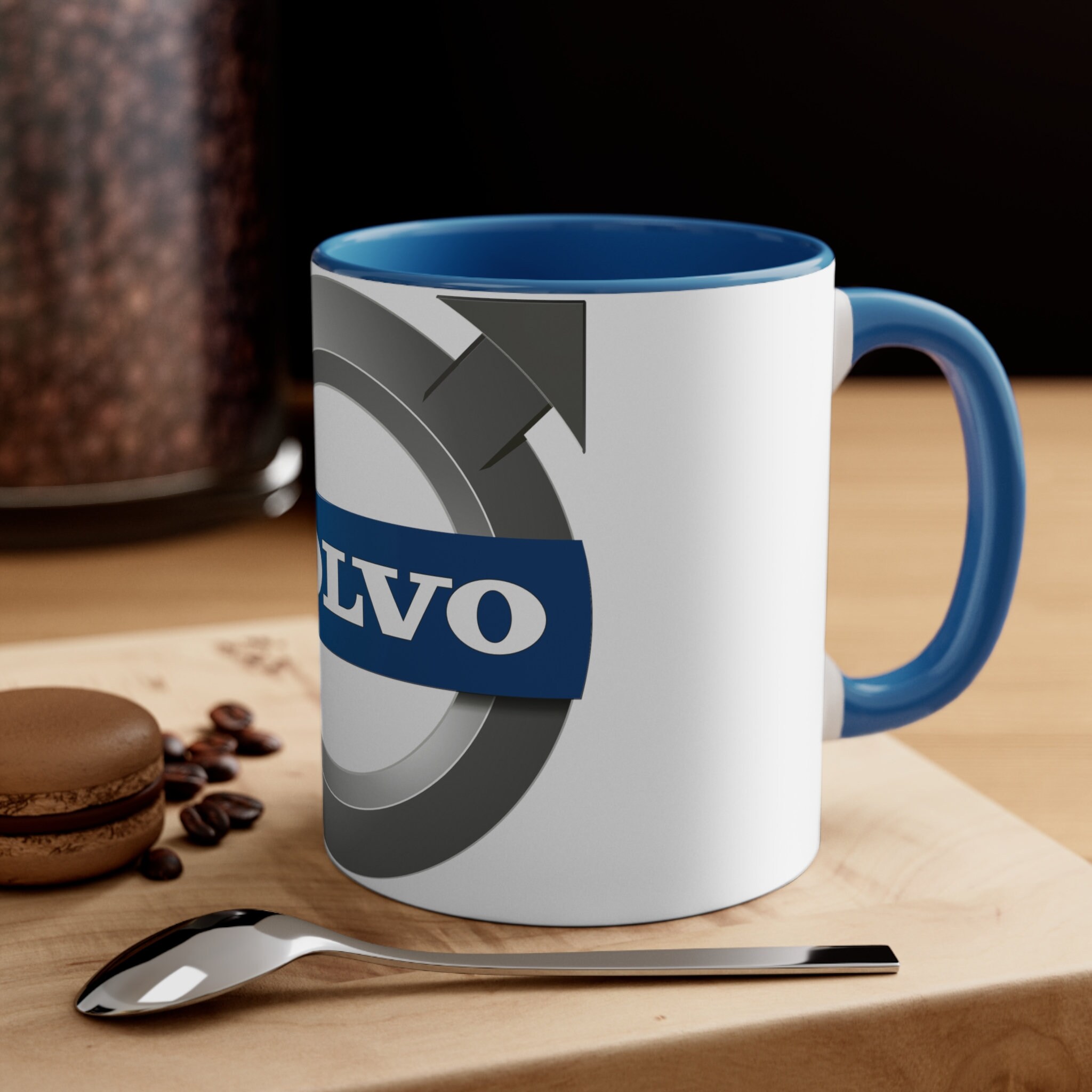 Famous Volvo Original Logo Accent Coffee Mug 11oz Volvo Etsy