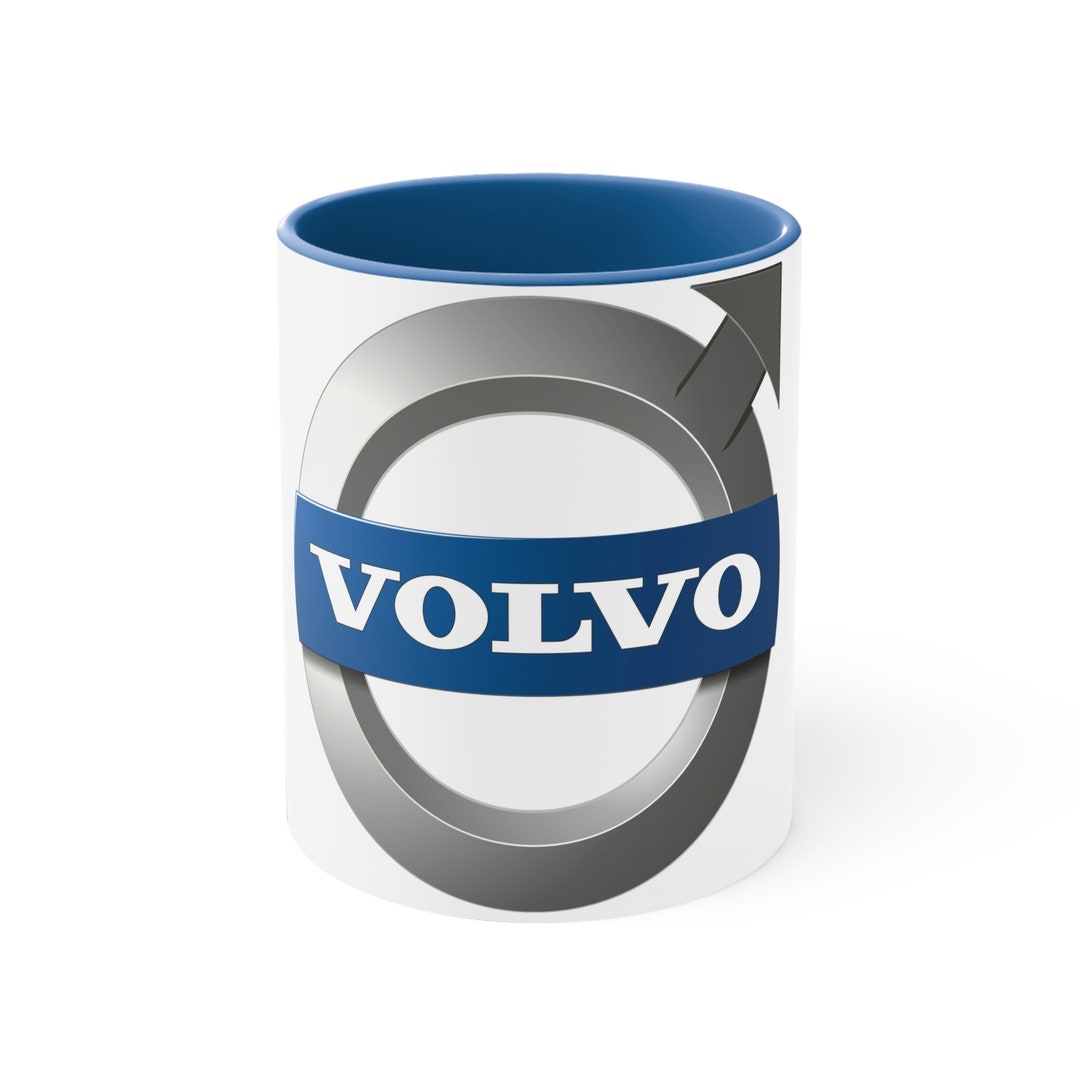 Famous Volvo Original Logo Accent Coffee Mug 11oz Volvo Etsy