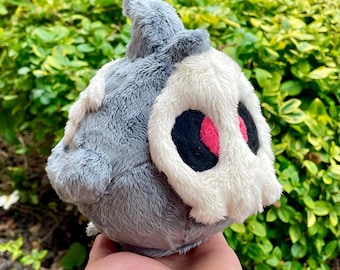 Cloaked Ghost Plush Sewing Pattern – Skull Mask Pocket Monster (PDF Digital Download)