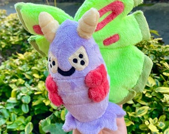 Handgefertigte Plüsch Motte auf Bestellung - Taschenmonster: Normale oder glänzende Variante