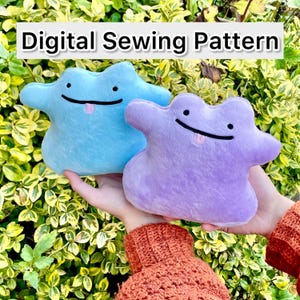 Digital Sewing Pattern - Normal Type Genetic Transformation Pocket Monster Plush, PDF Digital Download