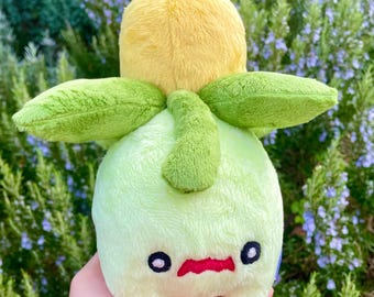 Hand-Crafted Plush, Made to Order - Small Olive Pocket Monster, Normal or Shiny Variation