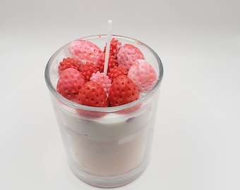 Strawberry Dessert Candle
