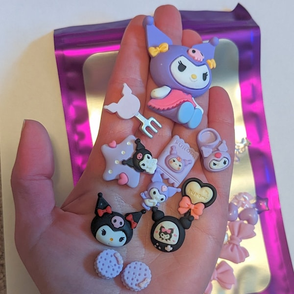 Hello Kitty Sanrio Bundle DIY Charms, Cabochon Charms, decoden charms, cabochons, sanrio, resin charms, kawaii, phone case