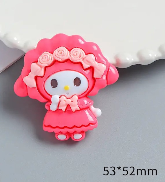 3 Large Shiny Hello Kitty and Friends Resin Charm, Sanrio, Croc, DIY,  Kawaii, Cabochon, Decoden Charms, Resin Charms 