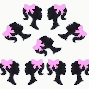 2 pieces - Barbie silicone bead, focal bead, pen making bead, beads for jewelry, DIY beads, spacer bead