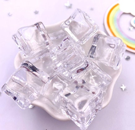 50g Sea Glass Ice Cube Sprinkle Glitter Non Edible Shaker Mix 