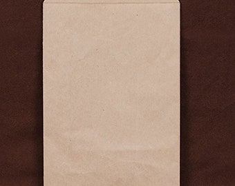 200 pc. 6 x 9 inch Flat Brown Kraft Merchandise Party Wedding Favor Paper Gift Treat Paper Bag