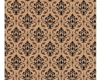 Damask Design Flat Paper Bag, 100 pc. 6 x 9 inch, Merchandise Bags, Wedding Favor Bags, Party Favor Bags, Gifts Bags, Candy Bags, Goodie