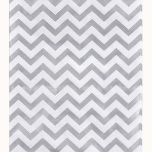 400 pc. 6 x 9 inch Chevron Shimmering Silver Flat Paper Bag, Merchandise Bags, Wedding Favor Bags, Treat Bags, Party Bags, Goodie Bag