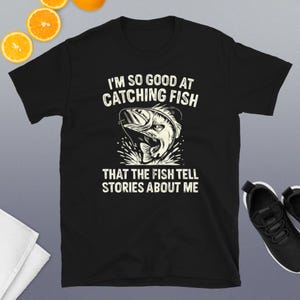 Bass Fishing Angler Funny Fisherman Catching Fish T-Shirt