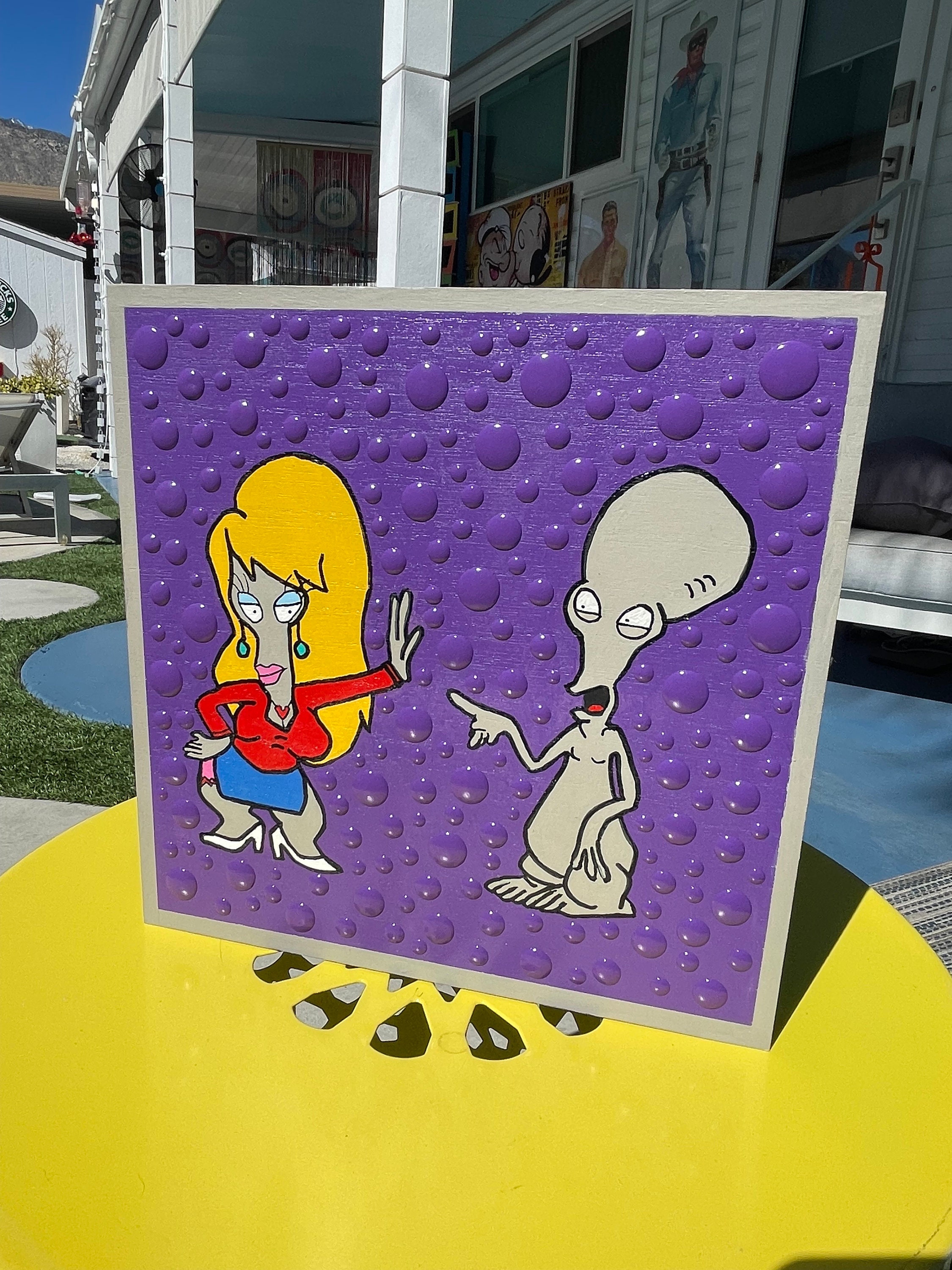 Looking in the Mirror- Roger (american Dad) - Etsy