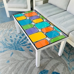 Mod-Coffee Table. White.                                                                                               39&quot; L x 19&quot; W x 20&quot; H