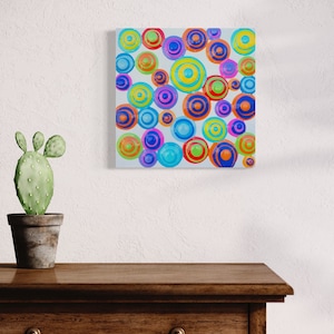 Vibrant Sun.                          “DROPS” Painting