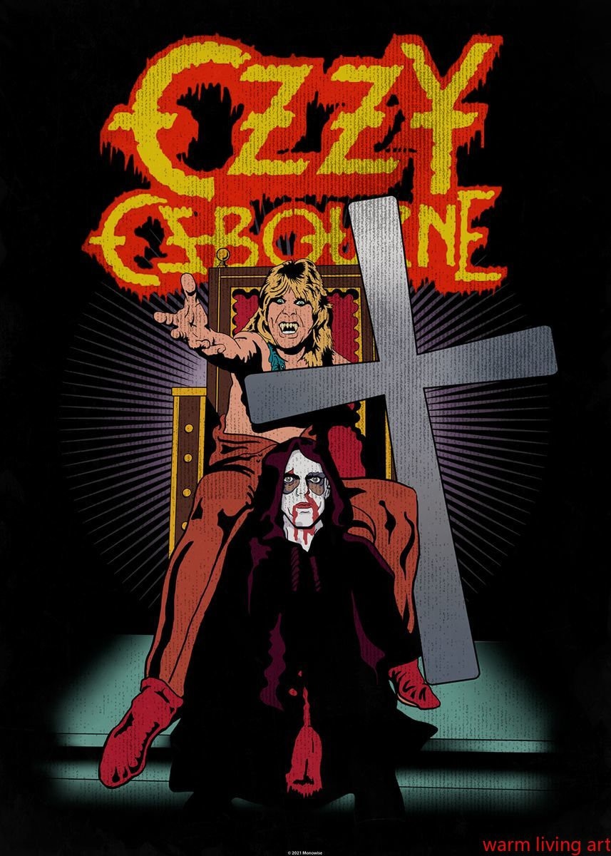 ozzy osbourne hell poster