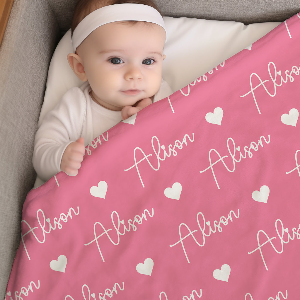 Personalized Blanket for Kids Plush Minky Name Blanket Etsy Australia