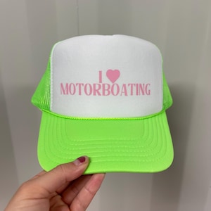 I love motorboating Trucker hat, funny trucker hat, adult trucker hat, inappropriate trucker hat