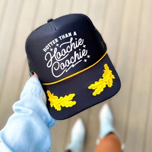 Hotter Than A Hoochie Coochie Trucker hat, hucci cucci hat